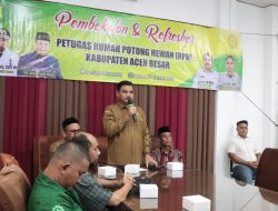 Dinas Pertanian Aceh Besar Adakan Kegiatan Pembekalan Untuk Petugas RPH Lambaro.