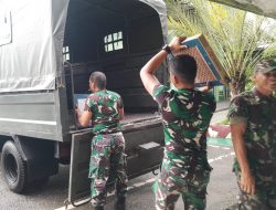 Pangdam IM saluran Bantuan Keramik ke Dayah Mu’arifful Fatah Aceh Timur.