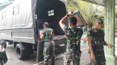 Pangdam IM saluran Bantuan Keramik ke Dayah Mu’arifful Fatah Aceh Timur.