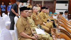 Bupati Aceh Besar Hadiri Rapat Strategis Bersama Gubernur Aceh dan Forkopimda di Banda Aceh.