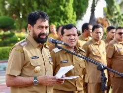 Gubernur Aceh Ajak ASN Di Lingkungan Setdaprov Aceh Disiplin Kerja.
