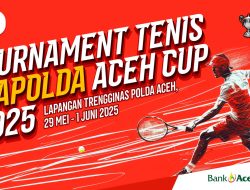 23 Tim akan Memperebutkan Piala Bergilir Turnamen Tenis Kapolda Aceh Cup 2025.