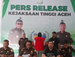 Tim Tabur Kejati Aceh Tangkap DPO Kasus KDRT di Jawa Tengah.