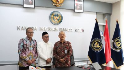 Anggota Komisi XIII DPR-RI HT Ibrahim Apresiasi Layanan Kantor Imigrasi Banda Aceh.