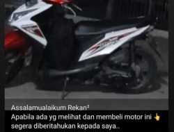 Maling  Gasak Sepmor Milik Warga Gampong Pango Raya.