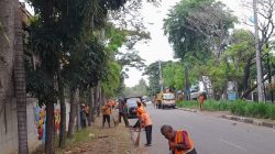 DLHK3 Banda Aceh Kembali Optimalisasi Taman Kota Kawasan Pango Raya.