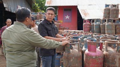 Kodam IM Tangkap Terduga Pelaku Pengoplos LPG di Ateuk Jawo Banda Aceh.