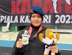 Polwan Polda Aceh Raih Juara II Karate Piala Kapolri Tahun 2025.