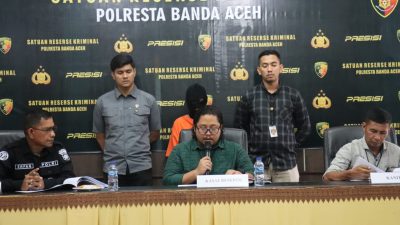 Polresta Banda Aceh Tangkap Pemerkosa Anak di Bawah Umur.