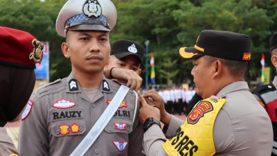 Polres Aceh Besar Apel Gelar Pasukan Operasi Patuh Seulawah 2025.