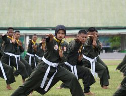 Kodam IM Latih Bela diri Pencak Silat Militer Bagi Prajurit.