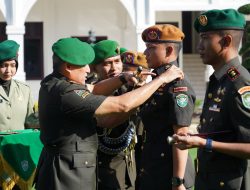 Pangdam IM Pimpin Upacara Sertijab dan Tradisi Satuan Pejabat Kodam IM