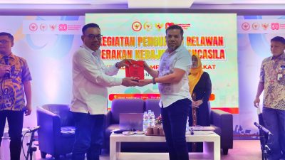Anggota Komisi XIII DPR-RI Fraksi Demokrat HT Ibrahim Sosialisasi Penguatan Relawan Gerakan Kebajikan Pancasila.