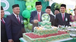 Plt Sekda Aceh Pimpin Upacara Peringatan 52 Tahun Bank Aceh.