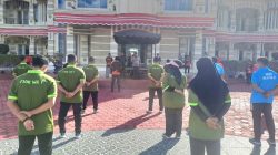 Sekda Buka Senam Bersama Guru PJOK SD dan SMP Se- Aceh Besar.