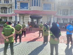 Sekda Buka Senam Bersama Guru PJOK SD dan SMP Se- Aceh Besar.