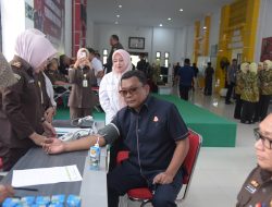 Kejati Aceh Gelar Aksi Kemanusiaan Donor Darah.