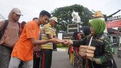 Kodam IM Bagikan 166 Paket Makan Gratis Bagi Warga Dalam Program Jum’at Berkah.