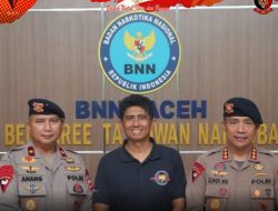 Danpas I Korps Brimob Polri Berkunjung dan Bersilaturahmi Ke BNN Aceh.