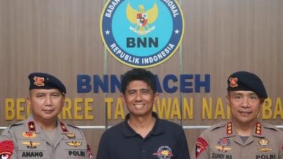 Danpas I Korps Brimob Polri Berkunjung dan Bersilaturahmi Ke BNN Aceh.