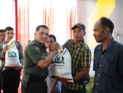 Pangdam IM Hadiri Launching Gerakan Pangan Murah di Polda Aceh.