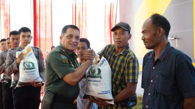 Pangdam IM Hadiri Launching Gerakan Pangan Murah di Polda Aceh.