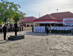 KabagRen Polresta Banda Aceh Pimpin Upacara HUT Ke 80 Kemerdekaan RI di Polsek Krueng Barona Jaya.