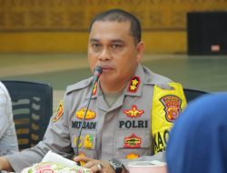 Kapolres Aceh Tamiang Himbau Pengunjuk Rasa Sampaikan Aspirasi dengan Santun dan Jangan Anarkis.