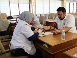 Dinas Perkim Aceh Gelar Donor Darah Rutin Bersama PMI Banda Aceh.