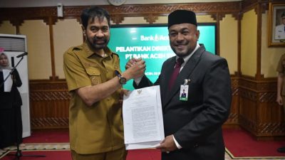 RUPSLB Tetapkan Fadhil Ilyas Sebagai Dirut Bank Aceh Syariah.