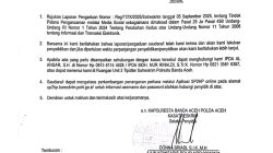Penyidik Polresta Banda Aceh Janji Tangani Secepatnya Laporan Dugaan Tindak Pidana Pengancaman Oleh Terpidana KDRT.