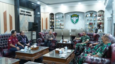 Pangdam IM Terima Audiensi General Manager Garuda Indonesia Aceh.