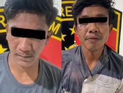 Tim Opsnal Satreskrim Polresta Banda Aceh Tangkap Dua Pelaku Curanmor.