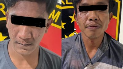 Tim Opsnal Satreskrim Polresta Banda Aceh Tangkap Dua Pelaku Curanmor.