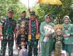 Pangdam IM dan Ketua Persit KCK Daerah Kunker ke Korem 012/TU.