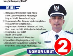 Calon Keuchik Agusmawar Siap Mengembangkan Aset Gampong Untuk Peningkatan PAG.