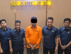 Polda Aceh Tahan Mantan Kepala Kantor Pos Cabang Pembantu Rimo.