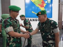 Pangdam IM Pimpin Korps Kenaikan Pangkat 61 Pamen Kodam IM.