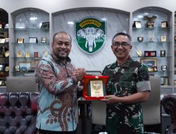 Pangdam Iskandar Muda Sambut Silaturahmi Dirut Bank Aceh di Makodam IM.