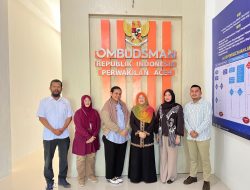Tim SPI KPK Lakukan Kunjungan ke Kantor Ombudsman RI Perwakilan Aceh.