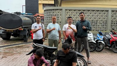 Satreskrim Polresta Banda Aceh Tangkap Maling Motor Yang Parkir Di Halaman Mesjid.