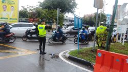 Gegana Brimob Bantu Polantas Wujudkan Aceh Aman dan Nyaman.