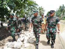 Kodam IM Bangun 13 Kilometer Jaringan Irigasi Tersier di Tiga Kabupaten di Aceh