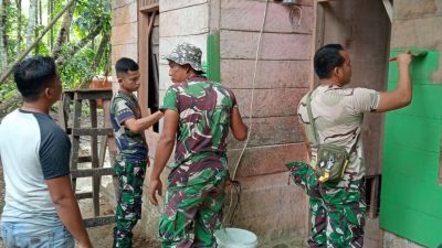 Kodam IM Bangun Rumah Layak Huni Untuk Warga Kurang Mampu Di Bener Meriah.