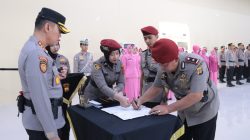 Kapolresta Pimpin Upacara Sertijab Kasatreskrim dan Kapolsek Jajaran.