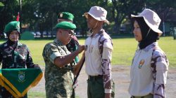 Pangdam IM Buka Persami dan Pelatihan Bela Negara Korps Kadet RI di Rindam.