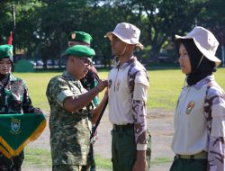 Pangdam IM Buka Persami dan Pelatihan Bela Negara Korps Kadet RI di Rindam.