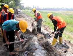Kodam IM percepat pembangunan irigasi Tersier di Aceh Timur.