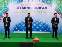 Grup Syarhil Qur’an Kafilah Aceh Besar Tampil Maksimal Pada MTQ Ke XXXVII Provinsi Aceh 2025.