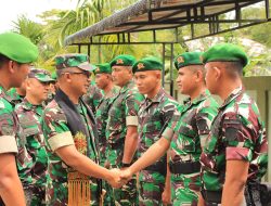 Pangdam IM Lakukan Kunker ke Yonif TP 857/GG.